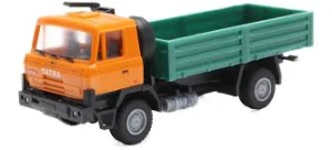 Tatra 815 4x4 oranžová / zelený valník - H0