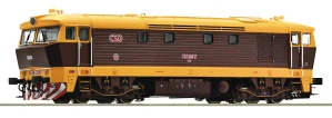 H0 - DCC/ZVUK Dieselová lokomotiva 752 068 ČSD/ČD Bardotka