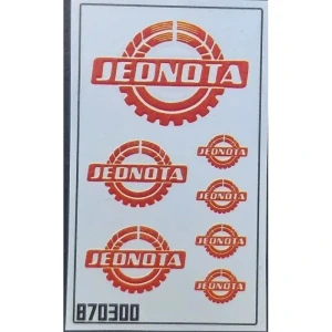 H0 - Logo Jednota - například pro výlohy - obtisk