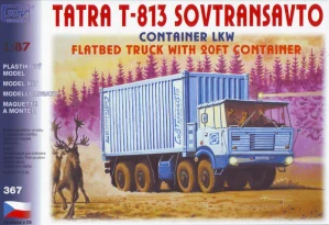 Tatra 813 8x8, nosič kontejnerů Cobtpahcabto
