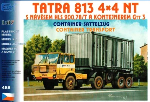 Tatra 813 4×4 NT, návěs HLS 200.78/T 1:87