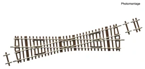 H0 - Křižovatka K15 - 230 mm / 15°