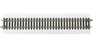 H0 - zasněžená rovná kolej G1 230 mm s podložím, imitace sněhu