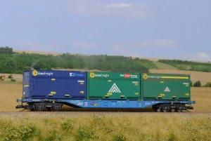 Kontejnerový vůz Sgns 55 ČDC 1:120