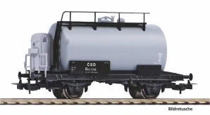 H0 - Kotlový vůz ČSD s brzdařskou budkou Ep III.