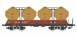 Vůz na sypké hmoty Uacs (Raj) ČSD Praha - TT