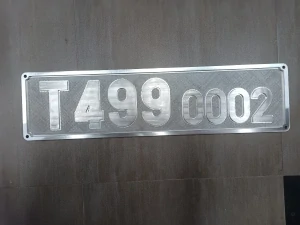 Číslo velikost 760mm s reliéfem