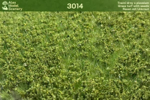 Travní drny s plevelem - AMS-3014