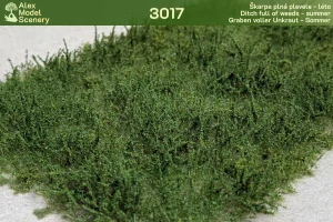 Škarpa plná plevele - léto - AMS-3017