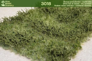 Škarpa plná plevele - suché léto - AMS-3018