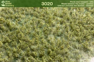 Plevel mezi kolejemi - léto - AMS-3020