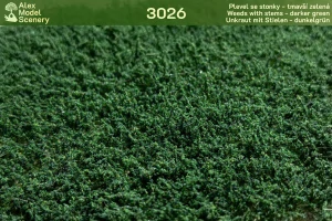 Plevel se stonky - tmavší zelená - AMS-3026