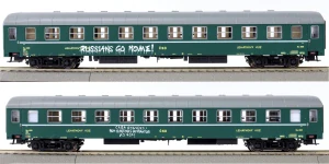 Lehátkový 4-osý vůz 2. tř., Bac 4dv., Depo-Praha ČSD (rok 1968) - H0