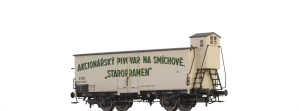 H0 - krytý vůz ČSD II, Staropramen
