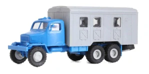 Praga V3S modrá/šedá skříň kit H0 1/87