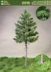 Smrk 20-22 cm kmen - AMS-2015