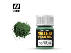 Vallejo Pigments 73112 Chrome Oxide Green (35ml)