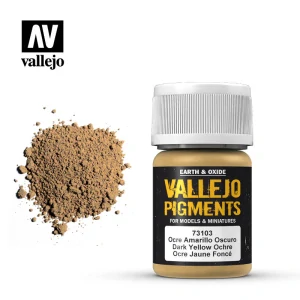 Vallejo Pigments 73103 Dark Yellow Ochre (35ml)