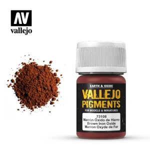 Vallejo Pigments 73108 Brown Iron Oxide (35ml)