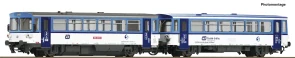 TT - Motorový a přípojný vůz řady 810 Najbrt ČD