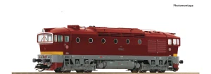 TT - DCC/ZVUK Dieselová lokomotiva Brejlovec T478 3210, ČSD