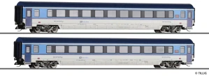 TT - 2 rychlíkové vozy 2. třídy Bmpz 891 ČD k Railjet