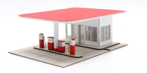 H0 - Benzina - čerpací stanice, stavebnice