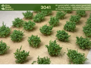 30 malých keříků - světle zelená (jemné listí) - AMS-3041