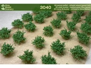 30 malých keříků - středně zelená (jemné listí) - AMS-3040