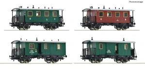 H0 - 6200190 - 4 piece set: Passenger train, kkStB
