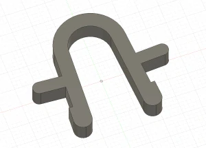 Náhradní držák (klema) podvozku Piko H0 T679.1122 (EM)