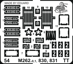 TT - M262.0052, 1016, 830 203-6, 831 043-0