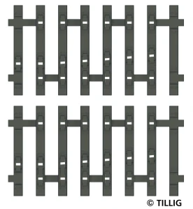 TT - Flexibilní pražcový pás mostovky, (jednostranný) 2 x 41,5mm LEVÝ
