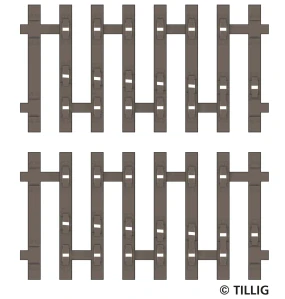 TT - Flexibilní pražcový pás mostovky, (jednostranný) 2 x 41,5mm PRAVÝ