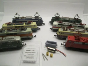 Minitrix DB E10, BR 110, E40, BR 140, BR 139, BR 111, BR 143, DR BR 112, 114, 212, 243, SBB Re 4/4 BLS Re 420