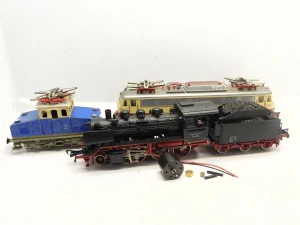 Fleischmann BR 01, 03, 24, 50, 51, 65, 70, 80, 89, 103, 110, 111, 120, 132, 151, 169, 218, 221, 260, 261, 360, 361, 363, E 10, E 44, E 69, MV 9, V 60, V 160, V 200, V 270, VT 798, Nohab, NS 1200, NS Plan V, ™BB Rh 1043, SBB Ae 6/6, SBB Re 4/4, SNCB Reeks 