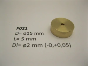 Setrvačník ø15 mm x 5 mm x ø2 mm