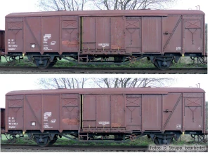 H0 - Souprava nákladních vozů ČSD Gbgkks, ep. IV