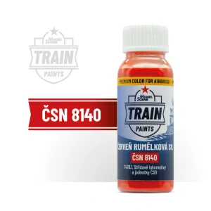 MS Train Paints - ČSN 8140 Červeň rumělková světlá (30 ml)