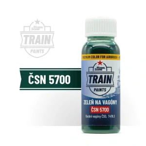 MS Train Paints - ČSN 5700 Zeleň na vagóny (30 ml)