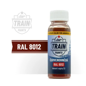MS Train Paints - RAL 8012 Červenohnědá (30 ml)