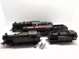 Bachmann 1377 Johnson 1F, 4P Compound, 6P Jubilee, 6P Patriot, 6P Patriot (Rebuilt), 7F Class, BR Std 4MT 4-6-0, C1 class, City Class 4-4-0, Class 03, Class 32xx 4-4-0 Dukedog, Class 5 2-4-2T, Class C Wainwright, E4 Class, Fairburn 2-6-4T, G2A, GCR 9J (J1