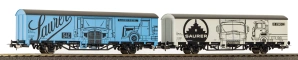 H0 - set dvou krytých nákladních vozů "Starke Marken Saurer", SBB V