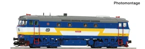 TT - DCC/ZVUK Dieselová lokomotiva řady 751 ČD Bardotka, limitovaná edice