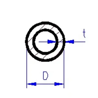 Hliníkové trubky - Albion Alloys sada D 1.0, 2.0, 3.0 , 3x1ks 