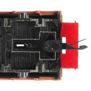 Měrka pro určení zasunutí spřáhla PEHO 106