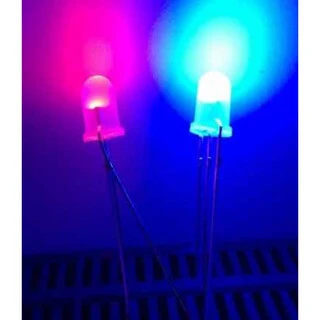 Led dioda - 3mm - červená/modrá