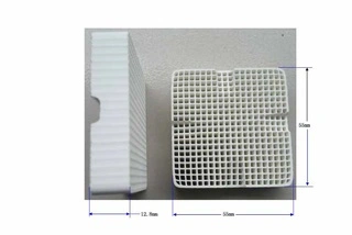 Pájecí letovací keramická deska 55x55x12,8 mm - zlatnická cihla