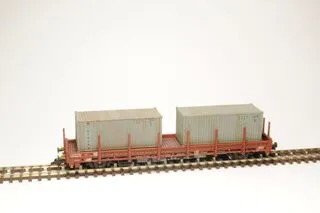 Nízkostěnný vůz Kbkks 10 ČSD 1:120