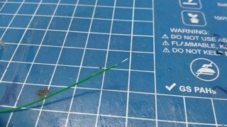 Drátek NMRA - zelený - pevné jádro